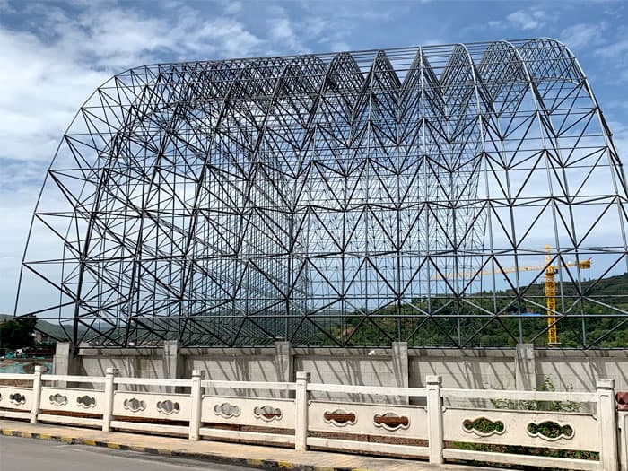 敦化仓库网架罩棚加工